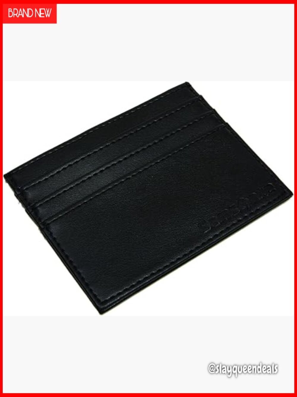 RFID Protected Slim Card Holder with 6 Slots and Bill Pocket